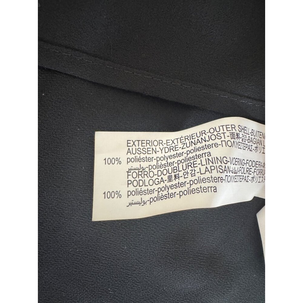 Zara Size S Black Velvet Strappy Back Sleeveless Polyester Top - Picture 11 of 13